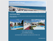 Tablet Screenshot of casasbernardoymanoli.com
